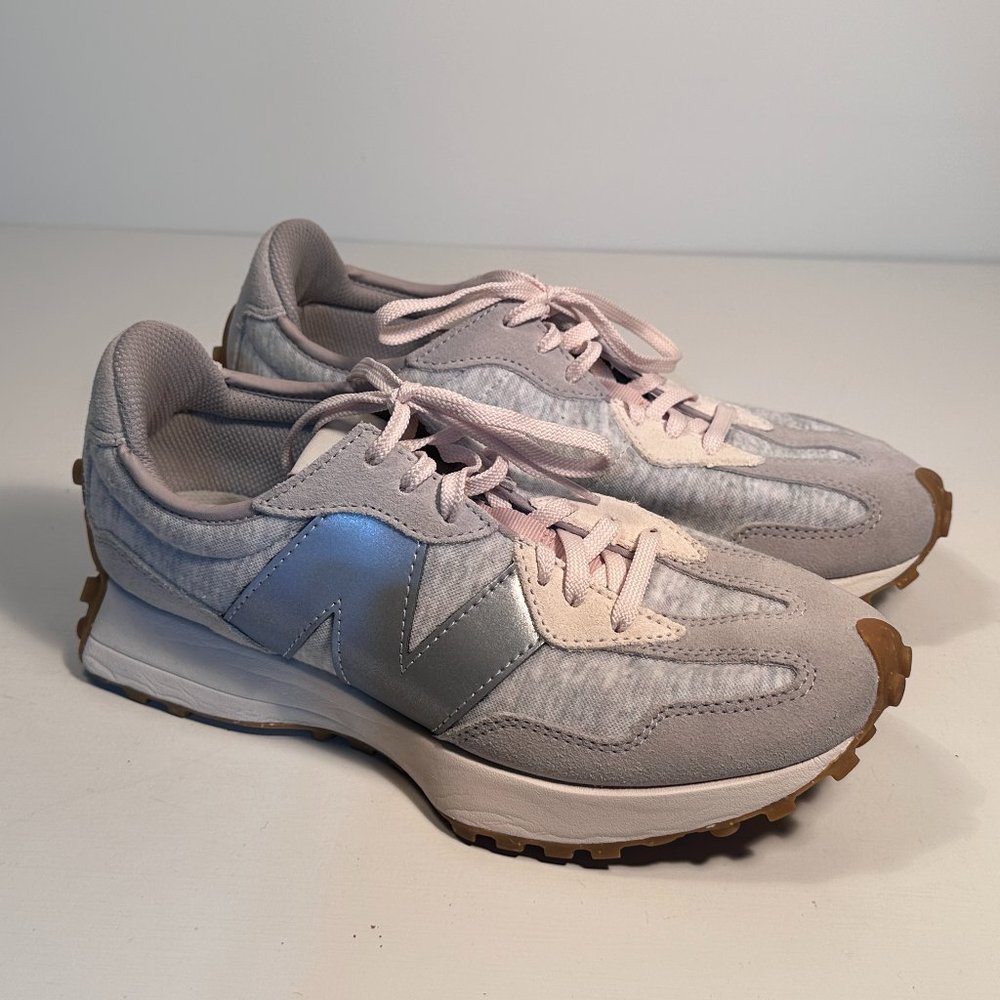 New Balance 327 (WS327WS) Silver Gray Athletic Shoes Women Size 9.5 B